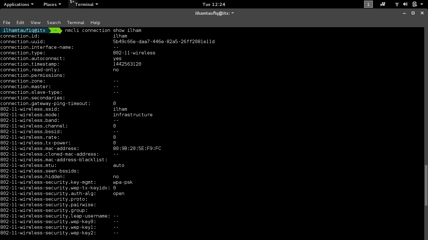 Contoh Penggunaan NMCLI di Linux TKJ Lab