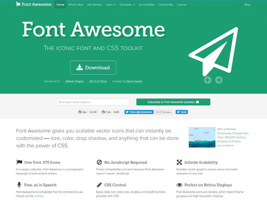 blogr amp v2 display icons with font awesome blogr amp amp font awesome size