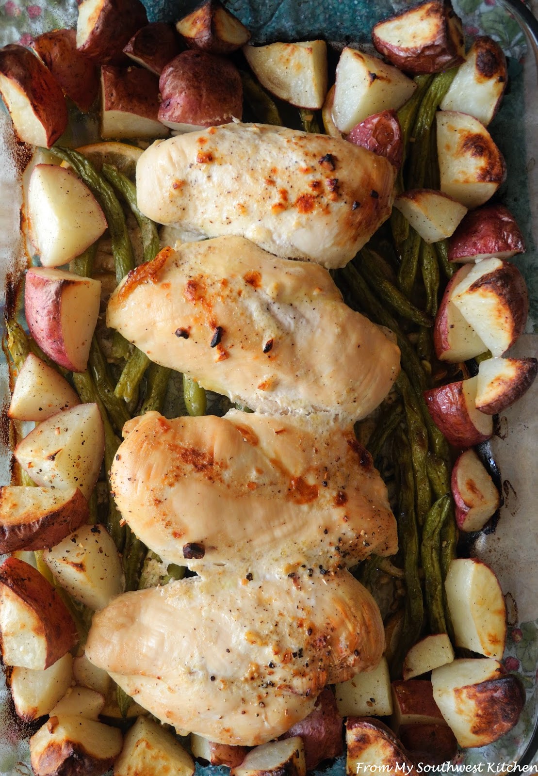 From My Southwest Kitchen: Pan-Roasted Chicken With Lemon Garlic-Green ...