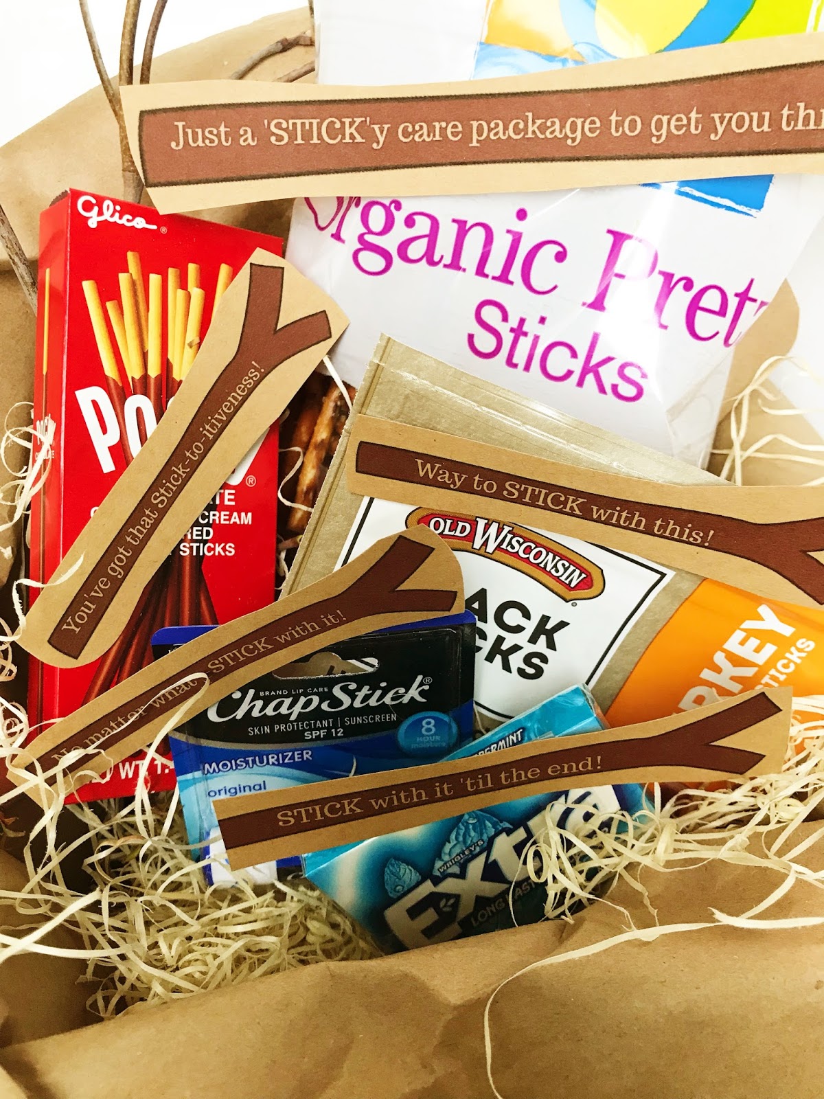 michelle paige blogs College Care PackageStick with it!