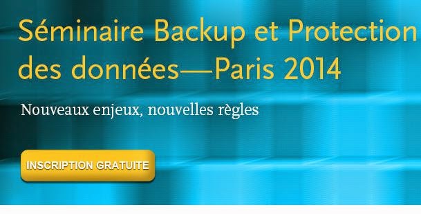 Séminaire sur la sauvegarde à une vraie stratégie de protection des données Paris France ; Jeudi octobre