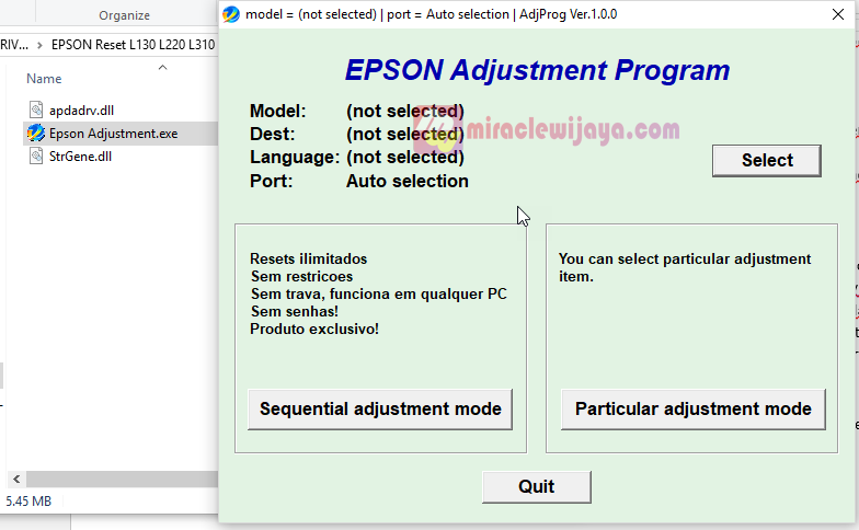 epson l130 l220 l310 l360 l365 resetter or adjustment program epson l130 l220 l310 l360 l365 resetter or adjustment program