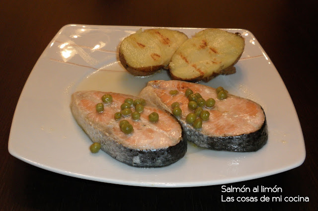 salmón al limón