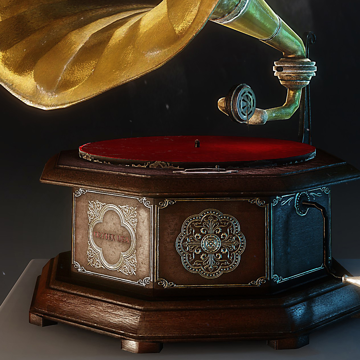 insanity your way down the rabbit hole. late 1800's Gramophone