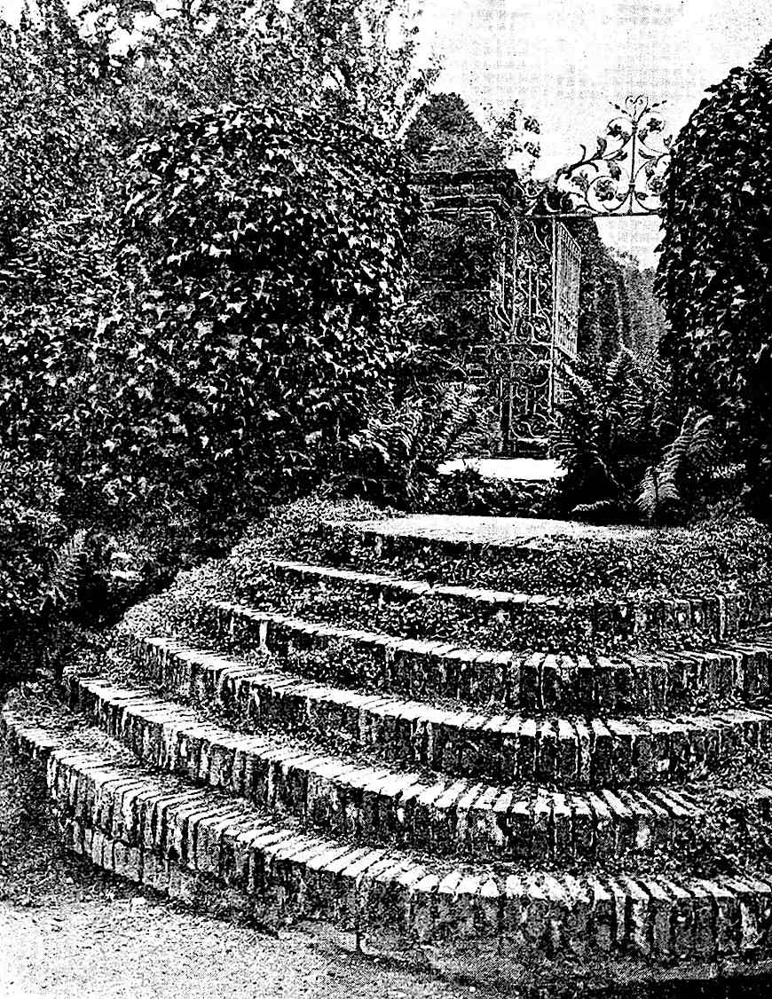 1920 brick stairs 1920 a photograph of 1920 brick stairs in a gfarden