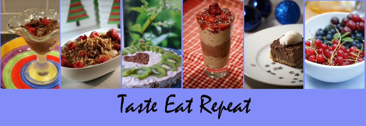 Taste, Eat, Repeat - Nyttig mat, nyttiga efterrätter