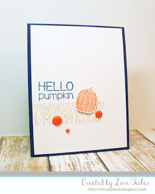 Hello Pumpkin card-designed by Lori Tecler/Inking Aloud-stamps from Reverse Confetti Hello Pumpkin card-designed by Lori Tecler/Inking Aloud-stamps from Reverse Confetti