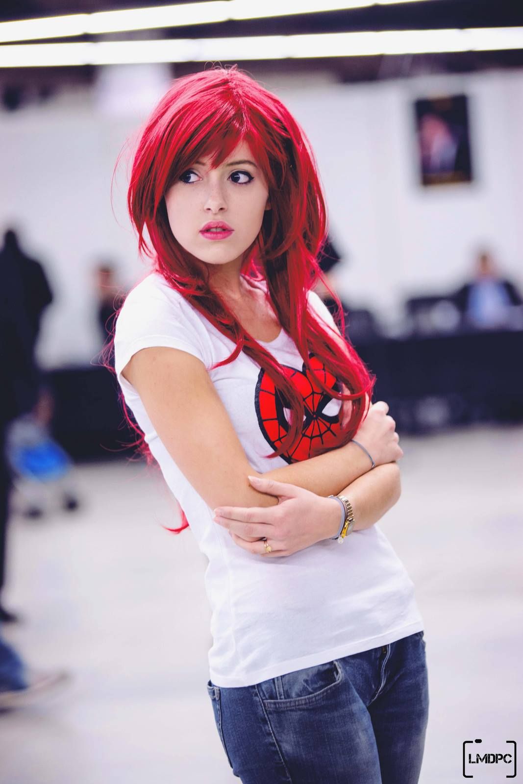 Sexy spider girl cosplay