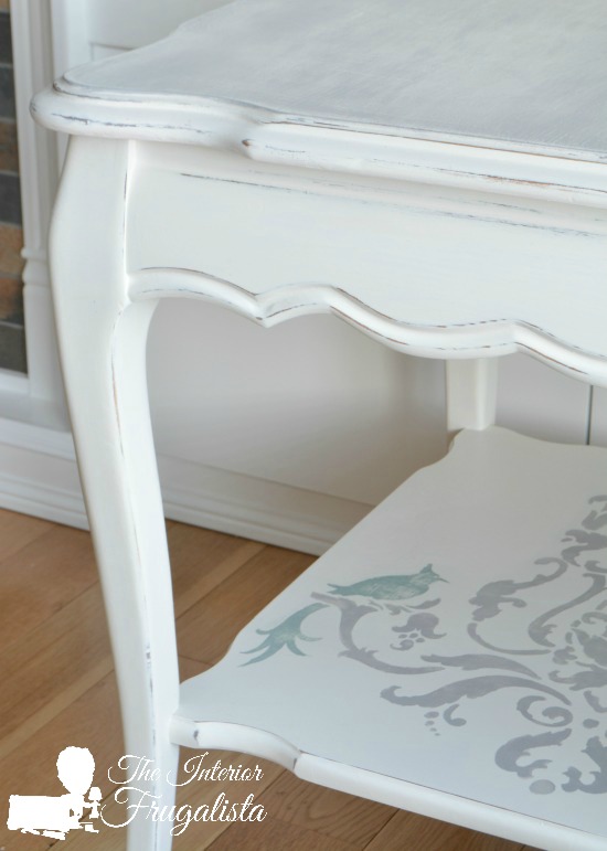 Birds of Paradise French Provincial Tiered Table Makeover Interior Frugalista