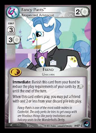 My Little Pony Fancy Pants, Respected Aristocrat High Magic CCG Card