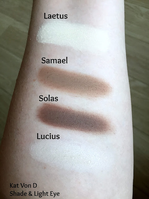 Kat Von D Shade And Light Eye Palette Swatches