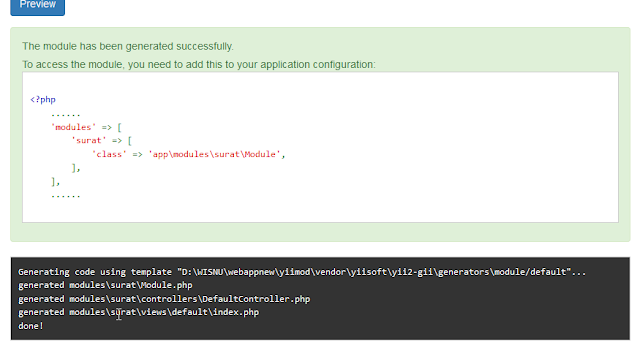Config module