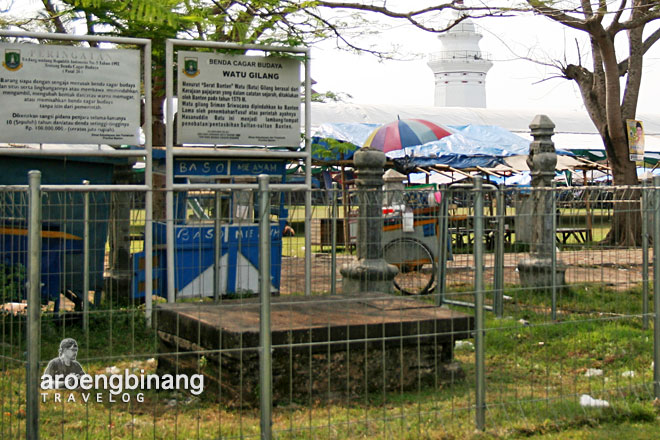 watu gilang museum situs kepurbakalaan banten lama serang