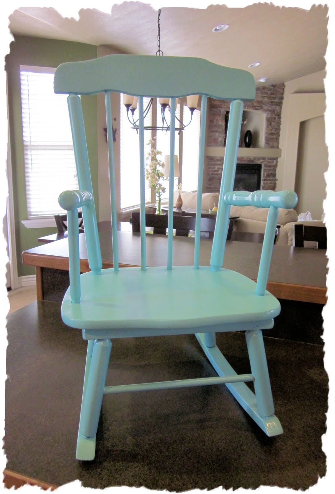 Eclectic Nut: Antique Child's Rocker Makeover