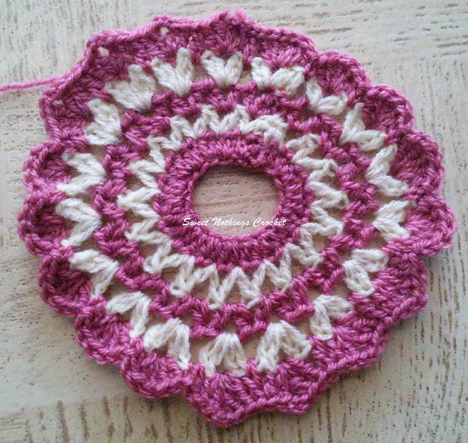 Sweet Nothings Crochet SOAP DISPENSER COVER 8 PRETTY SHELLED DRESS