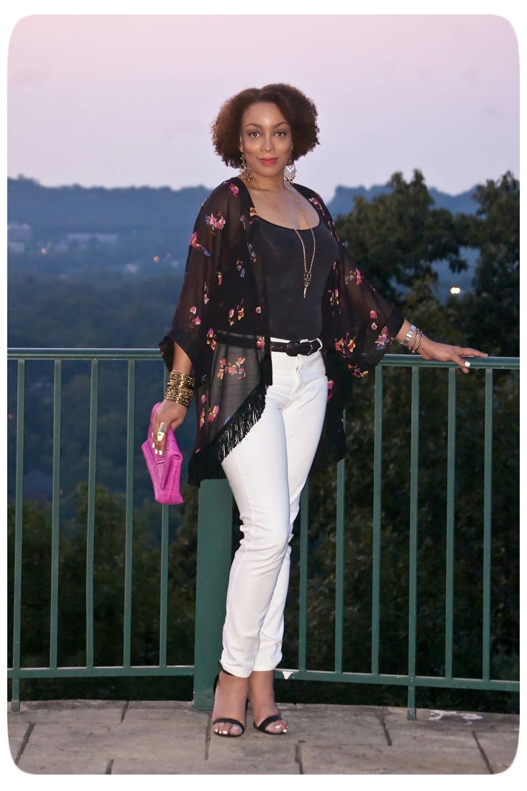 Review: Simplicity 1318 | A Silk Chiffon Fringed Kimono!