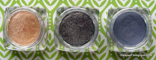 L'Oreal Infallible Eye Shadows in Eternal Sunshine, Gilded Envy and Sultry Smoke L'Oreal Infallible Eye Shadows in Eternal Sunshine, Gilded Envy and Sultry Smoke