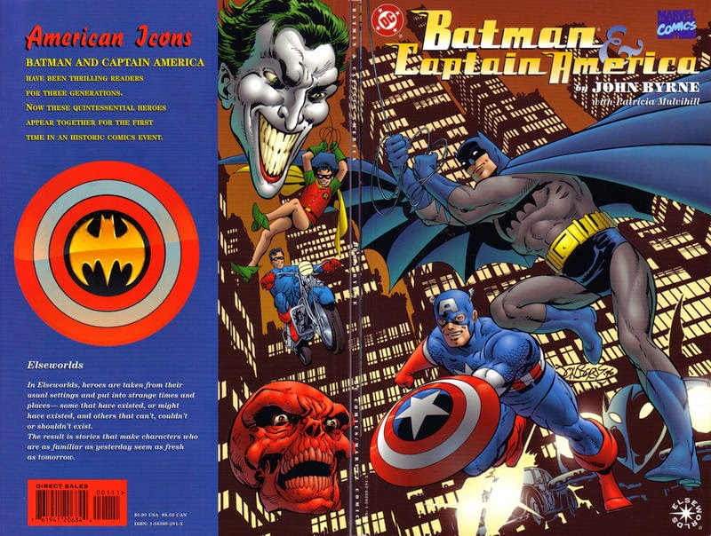 the crossover universe crossover cover batman captain america