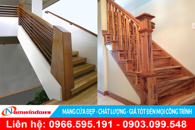 Mẫu cầu thang gỗ đẹp khách cho nhà phố và biệt thự Mẫu cầu thang gỗ đẹp khách cho nhà phố và biệt thự