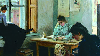 Etudiantes en Anatomie (1880), Elena Polenova Etudiantes en Anatomie (1880), Elena Polenova