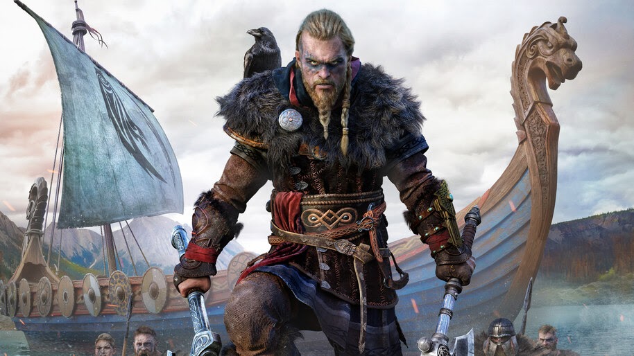 Eivor, Assassins Creed Valhalla, Viking, Boat, 4K, #7.1969