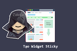 Cách Tạo Widget Sticky Trong Blogspot Sidebar