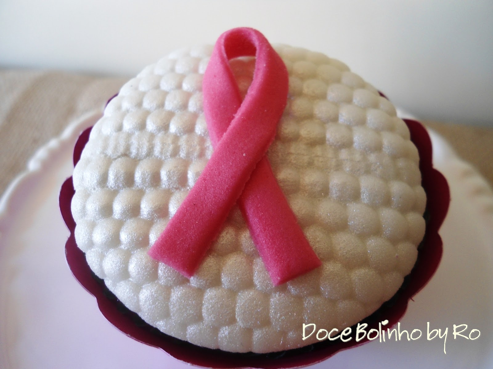 Doce Bolinho by Ro: Cupcake Outubro Rosa