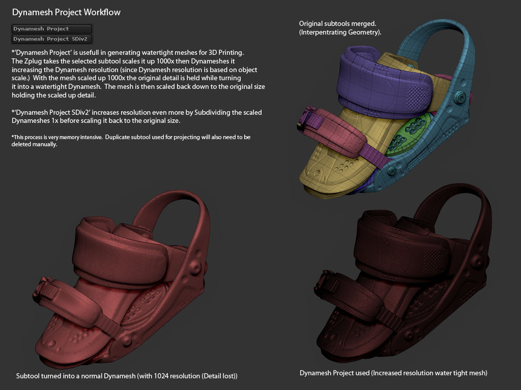 Clean Tool Master, Default InsertMesh Master and ZWelder plugins for