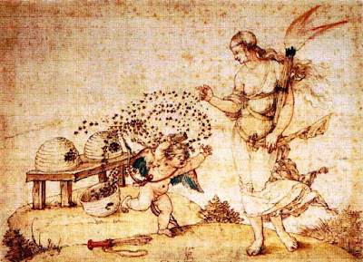 Heaven Can Wait - Vanishing of the Bees Eros, Venus and the Bees, Albrecht Dürer, 1514
