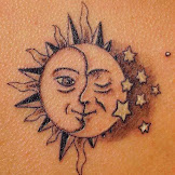 Sun & Moon Tattoo Designs : Bohemian Sun Moon Tattoo Designvector Illustration Stock Vector Royalty Free 414846625 / Sun and moon tattoo meaning is very inspiring and fascinating for people who like to have tattoos of heavenly bodies on their bodies.