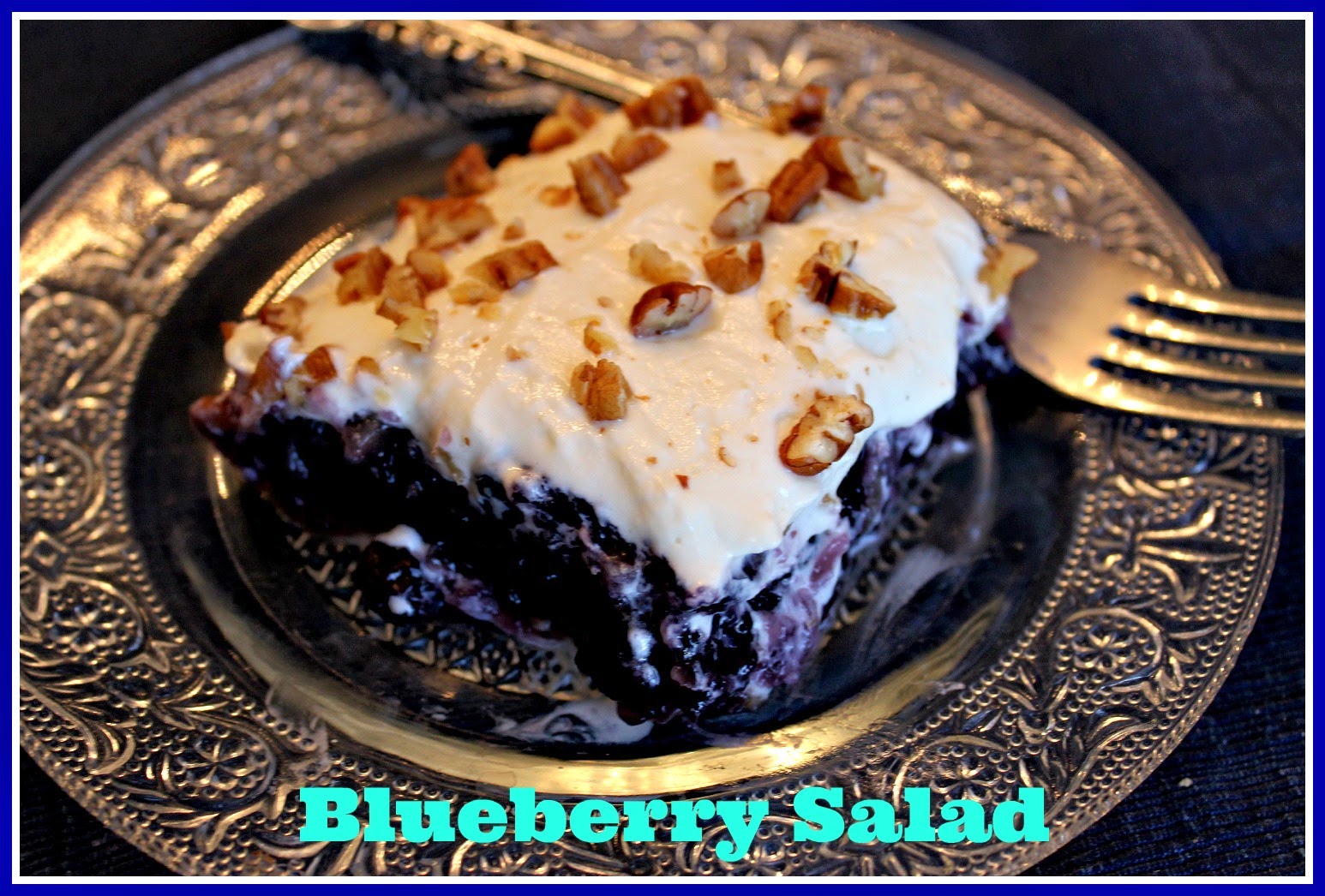 Sweet Tea and Cornbread Blueberry Salad!