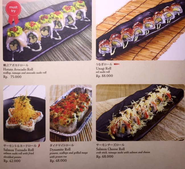 Harga Menu Sushi Tei Kelapa Gading Restoran Jepang