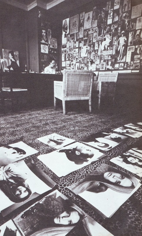 Diana Vreeland in her Office at Vogue