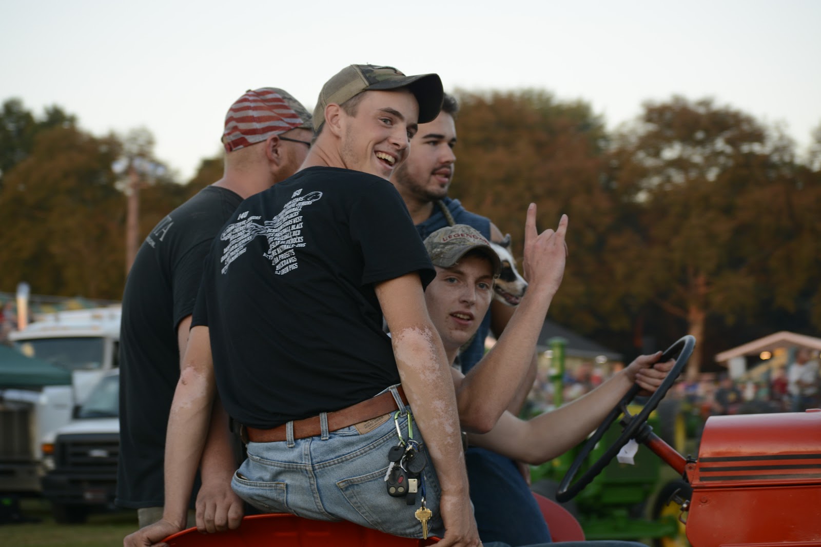 Nothing says Lampeter Fair like tractor and fair queen parades
