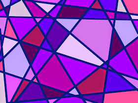 Muster Mosaik violett