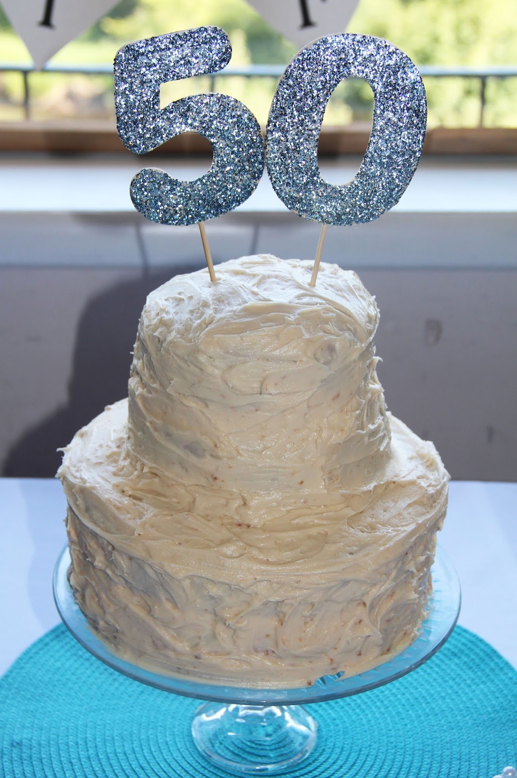 Moments Don't Collect Dust DIY Glitter Cake Topper