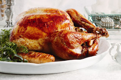 Barley-stuffed turkey with brandy and cranberry gravy meal ideas Barley-stuffed turkey with brandy and cranberry gravy meal ideas