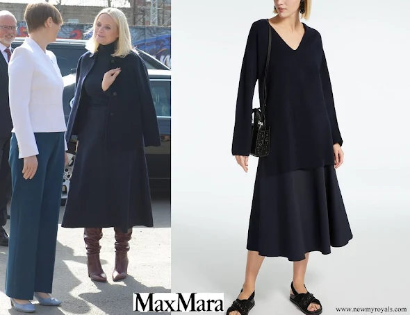 Crown Princess Mette Marit wore MaxMara Cotton Skirt