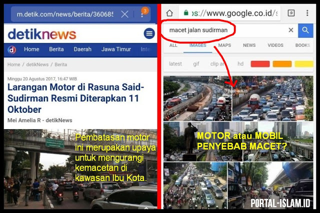 Larangan Motor Di DKI, Motor Atau Mobil Penyebab Macet? Ternyata Hasil Googling... Larangan Motor Di DKI, Motor Atau Mobil Penyebab Macet? Ternyata Hasil Googling...