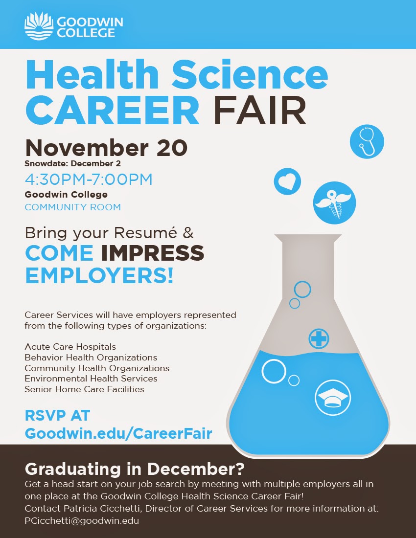 Goodwin University Student News Health Science Career Fair