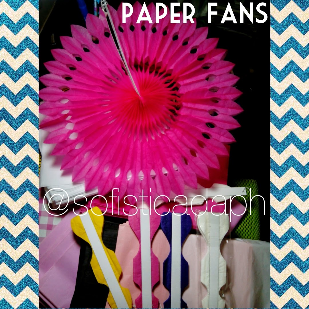 Sofisticada Paper Fans for Sale