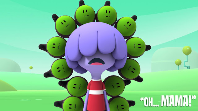 Otra imagen de la serie de dibujos animados Jelly Jamm