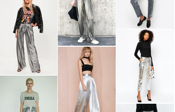 silber Hose kombinieren silber Hose kombinieren