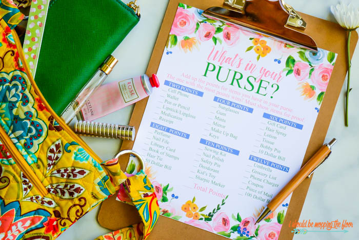 What's In Your Purse Printable