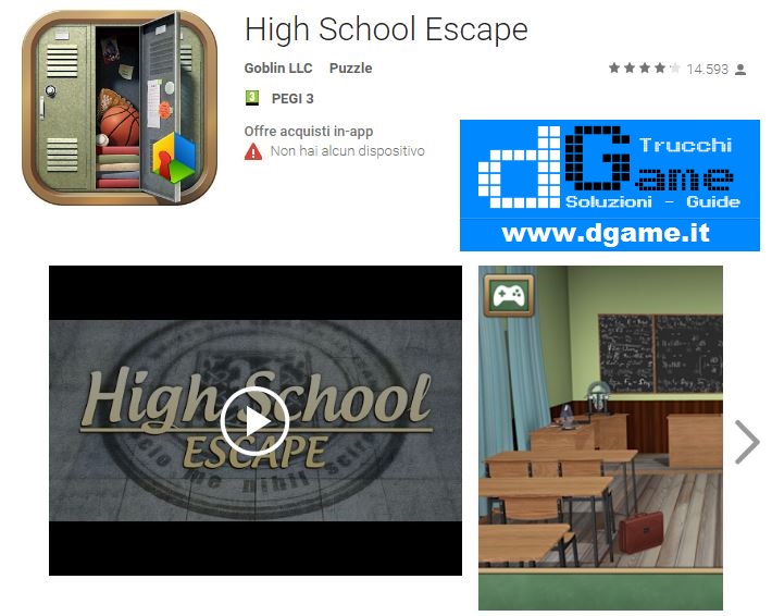 Soluzioni High School Escape di tutti i livelli | Walkthrough guide