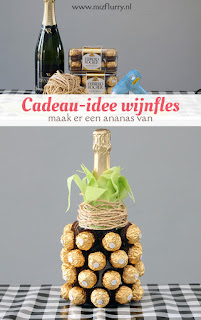 Ananaswijnfles - cadeau-idee
