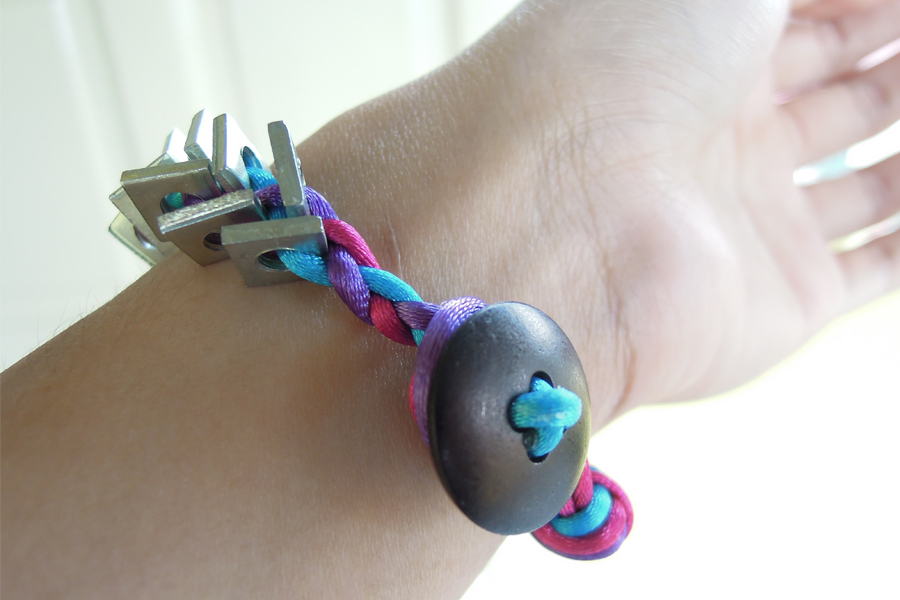Chic Niche DIY Screw Nut Bracelet Tutorial