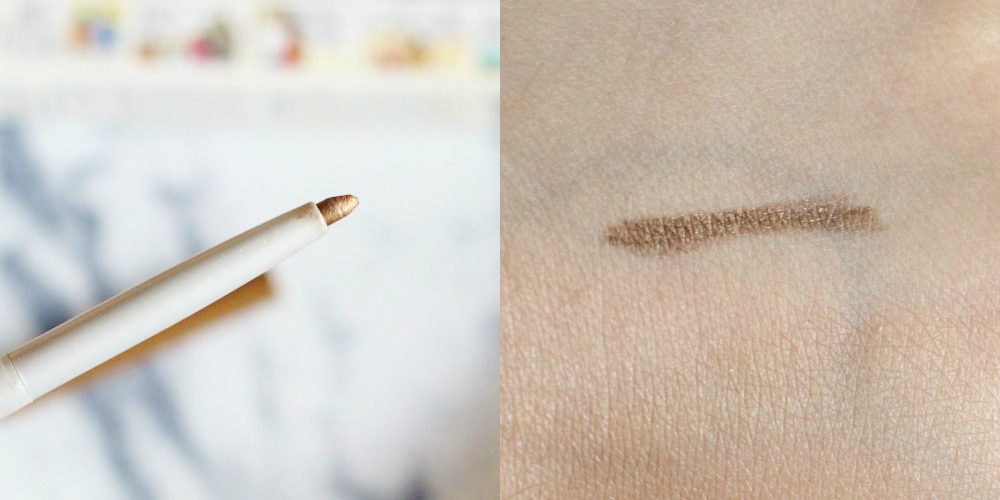 The Balm’s Mr. Write (Now) eyeliner in Jac B. Bronze review and swatch