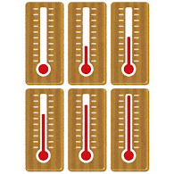 いろいろな温度の温度計のイラスト かわいいフリー素材集 いらすとや