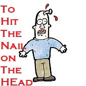 Click to know the meanings and sentences of most commonly used idioms Meaning and Sentence of the idiom 'Hit the nail on the head'